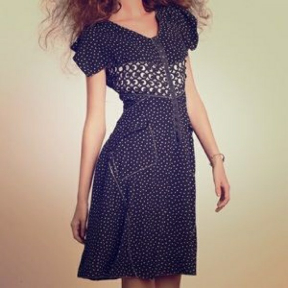 NWOT Beguile Byron Lars polka dot dress!